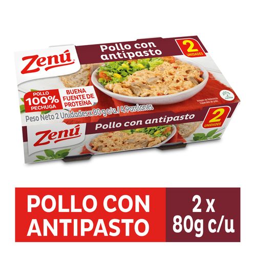 Pollo Antipasto Zenú x 2 unidades