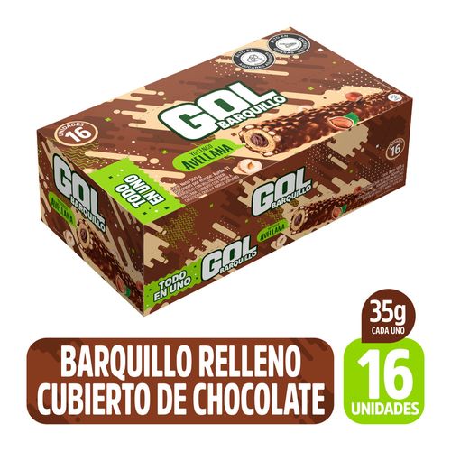 Chocolatina GOL Barquillo Plegadiza x 16 unidades x 35gr