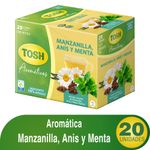 Infusiones de manzanilla, Anís y menta - TOSH 