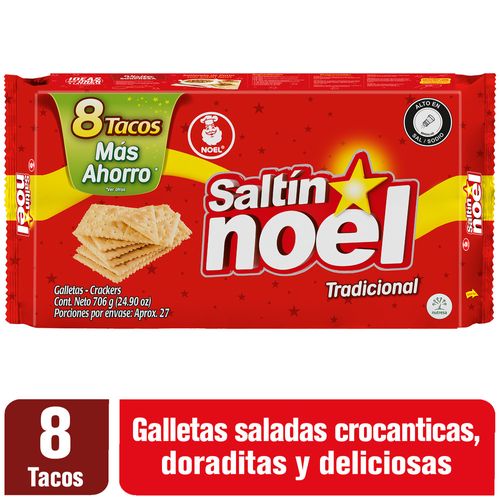 Galletas Saltín Noel 8 Tacos