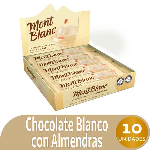 MontBlanc Almendra Blanca x 10 unidades