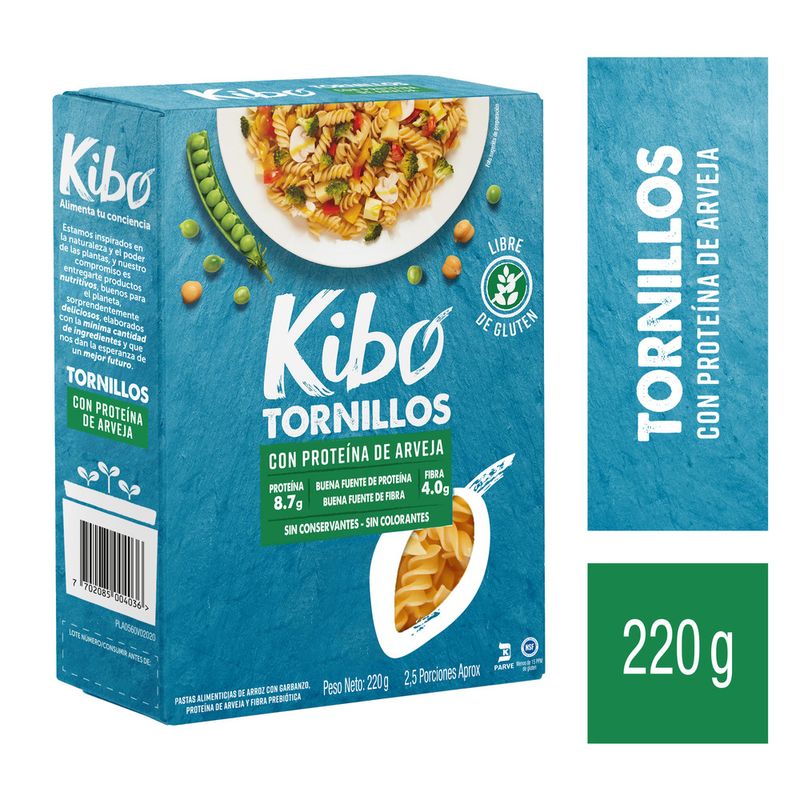 Pastas-Kibo-Tornillos-con-proteina-de-Arveja-sin-Gluten