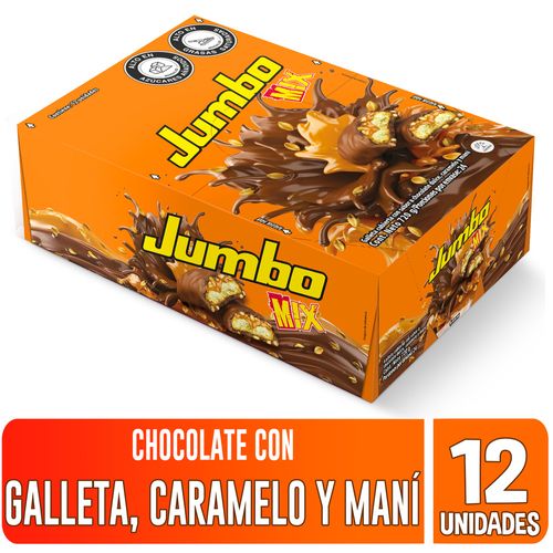 Chocolatina Jumbo Mix x 12 unidades