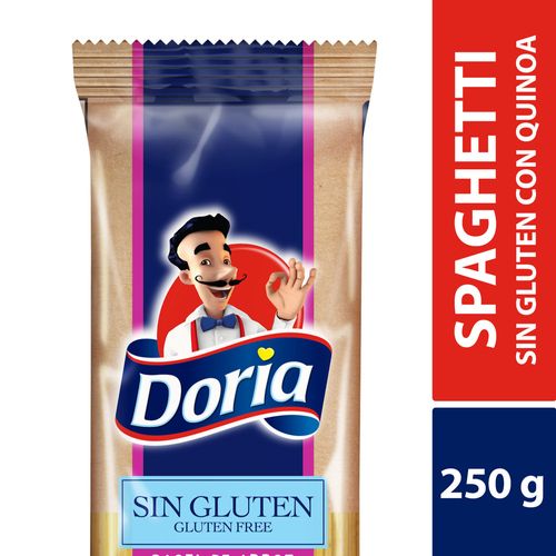 Pasta Doria Spaghetti sin Gluten Quinoa y Chía