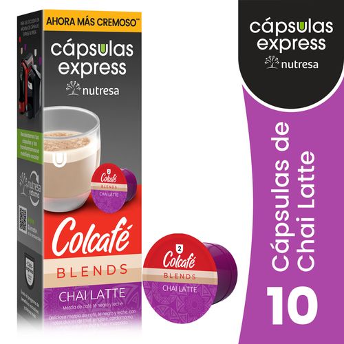 Cápsulas Express Nutresa Colcafé Chai Latte