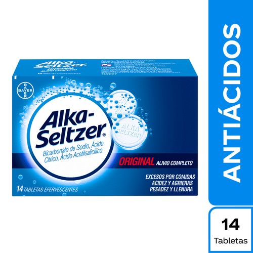 Alka-Seltzer Tabletas Efervescentes