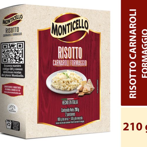 Risotto Carnaroli Formagi Monticello