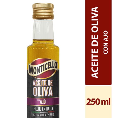 Aceite Oliva Con Ajo Monticello