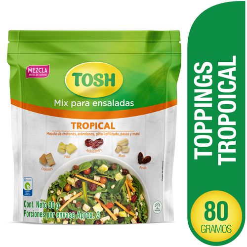 Pasabocas Tosh Toppings Tropical