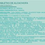Tabletas-Alcachofa
