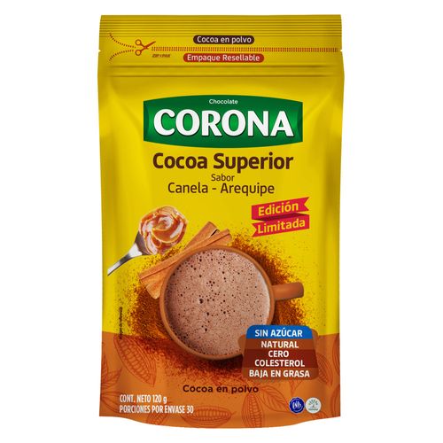 Cocoa Corona Sabor Canela Arequipe