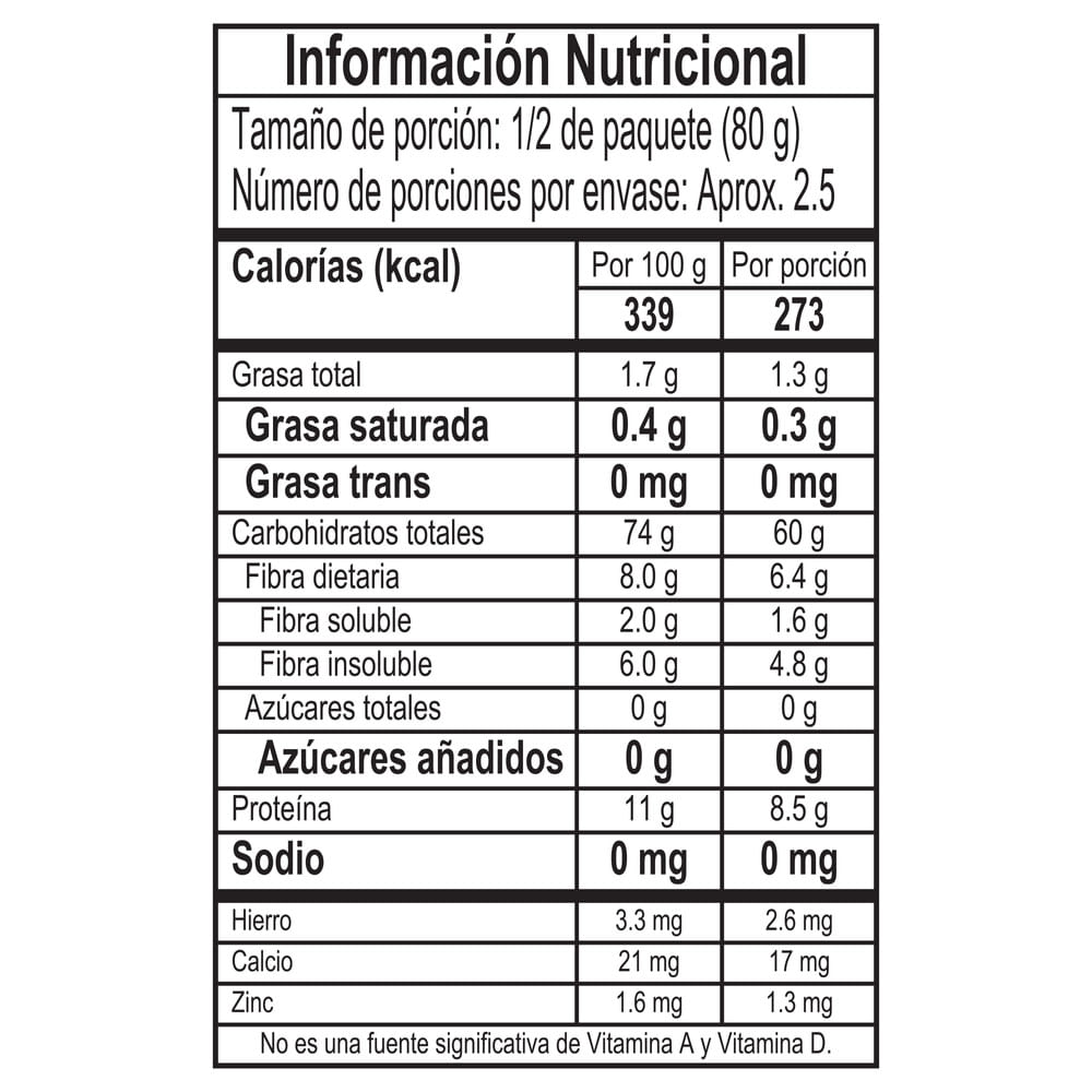 Codos Doria Sin Gluten Arroz y lentejas