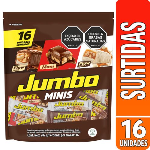Jumbo Minis Surtida  Bolsa  x 16 unidades