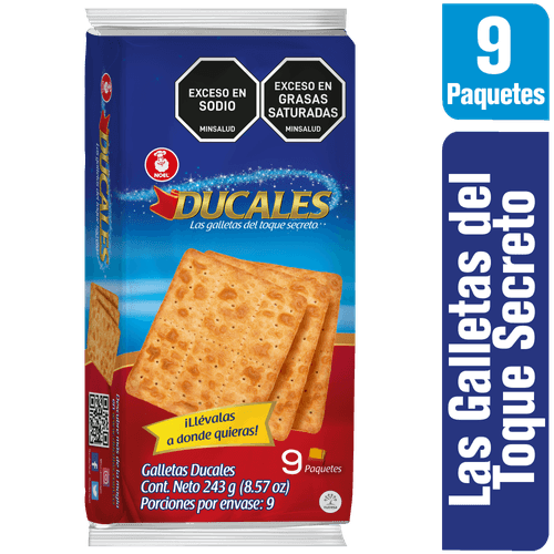 Galletas Ducales Bolsa x 9 paquetes