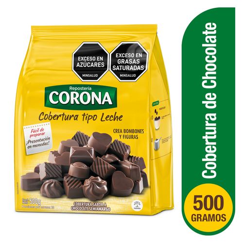 Cobertura masa glasé Corona Leche