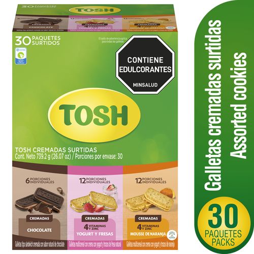Galletas Tosh Cremadas Surtidas