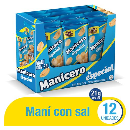 Maní La Especial Manícero Sal x 25 gr