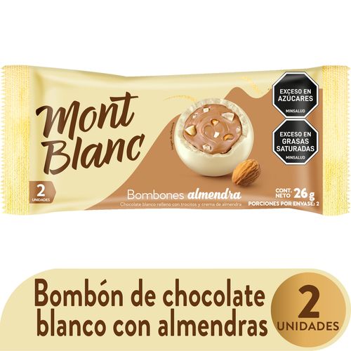 Bombones Blancos Montblanc  x 2 unidades