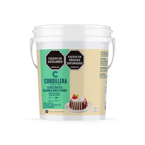 Chocubierta Blanca Más Fluida Cordillera Caneca