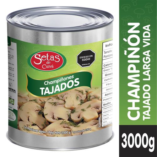 Champiñon Setas Tajado