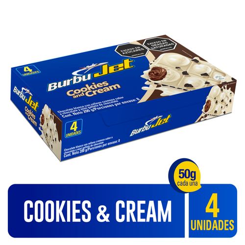 Chocolatina Jet Burbujet Cookies & Cream