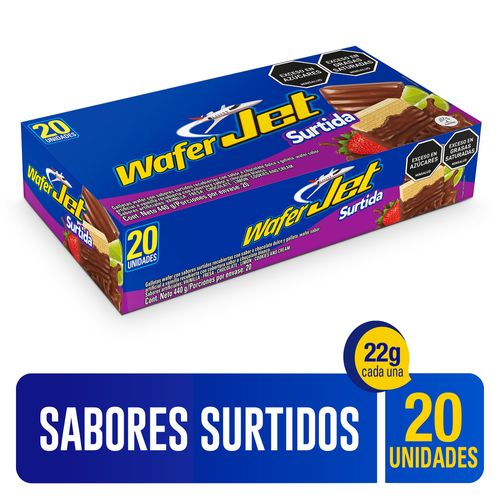 Chocolatina Jet Wafer Surtida
