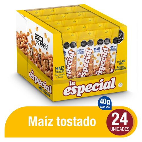 Maní La Especial Maiz  Tostadox 40 gr