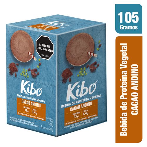 Proteina Vegetal Bebida Kibo Cacao Andino