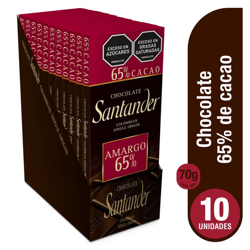 Chocolatina-Santander-Barra-dark-Amargo-65--cacao