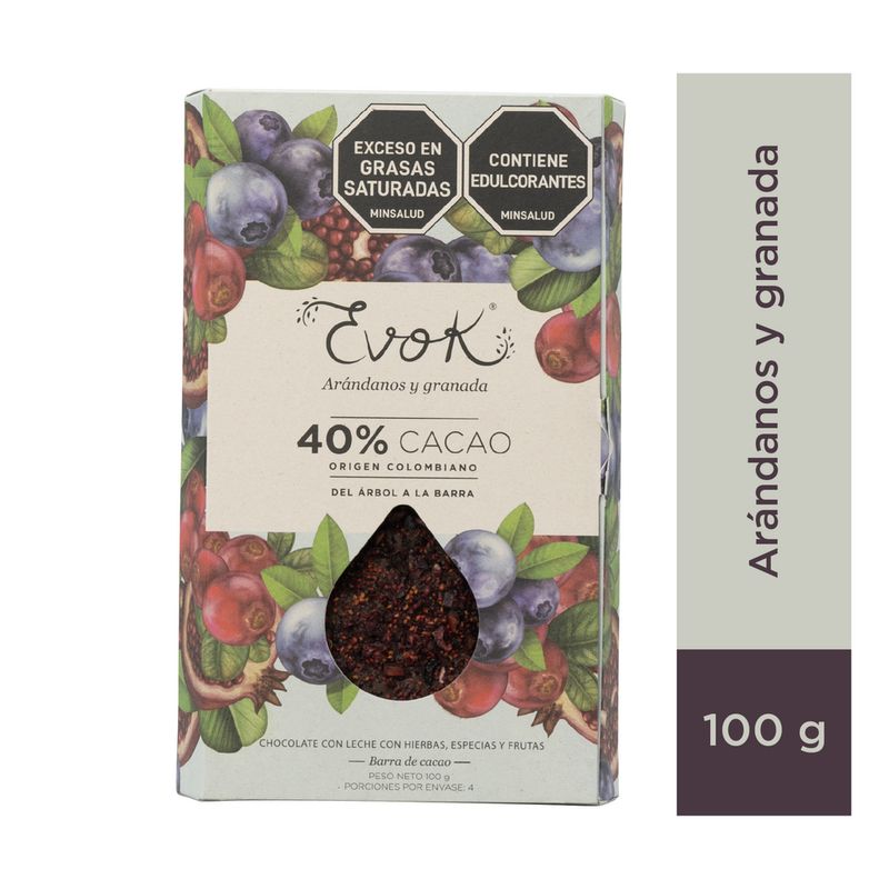 Barra-de-chocolate-40--con-Arándanos-y-Granada-sin-azucar-añadida