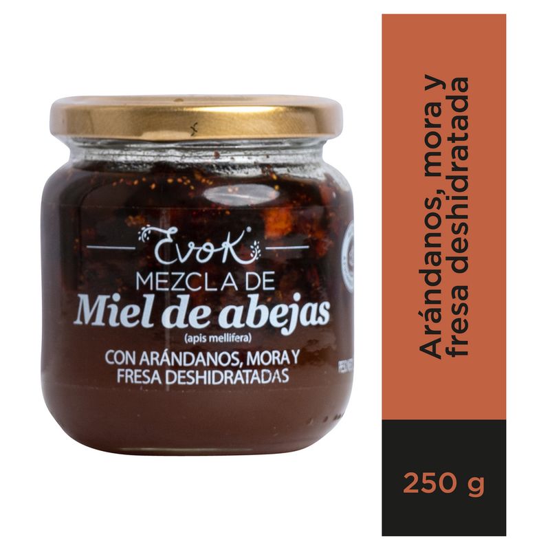 Miel-con-Arandanos-Mora-y-Fresa