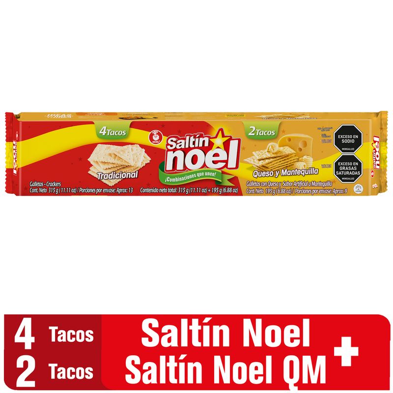 Galletas-Saltin-Noel-MIX-Saltin-Noel-4-Tacos-Rojo---2-Tacos-Queso-Mantequilla