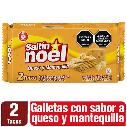 Galleta Saltín Noel Queso Mantequilla