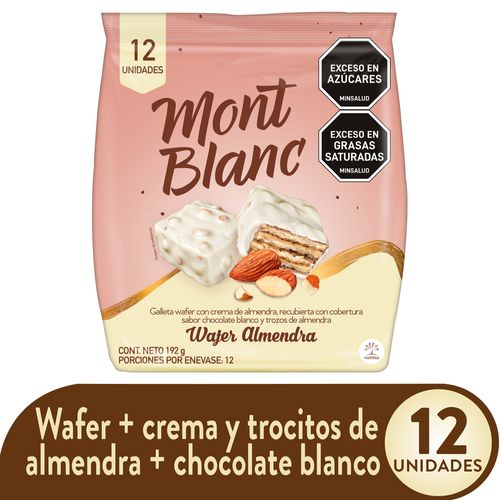 Galletas Montblanc Wafer Almendras