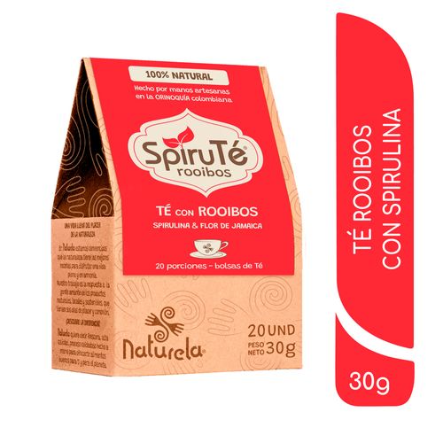 SpiruTé Rooibos Naturela 20 unidades