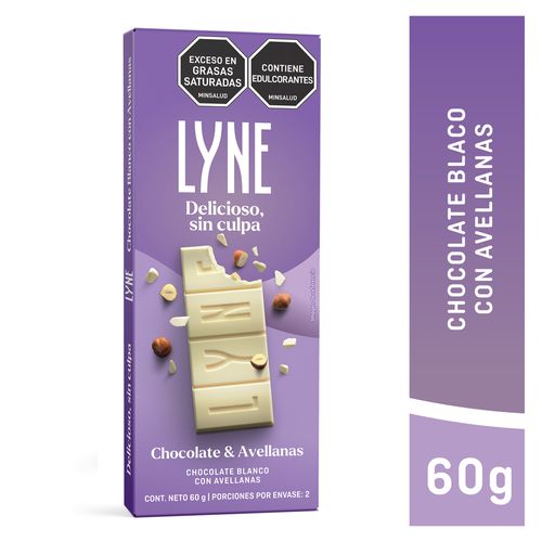 Chocolatina Lyne Blanca Avellana