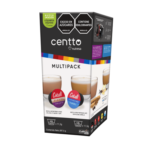 Oferta Capsulas Centto  Cappucino Vainilla y Chai Latte