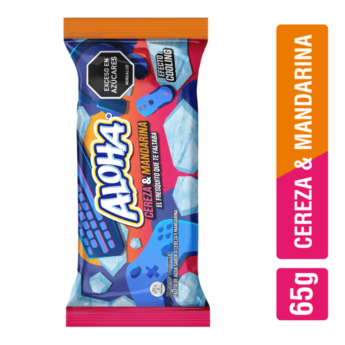 Paleta Aloha Cereza Mandarina