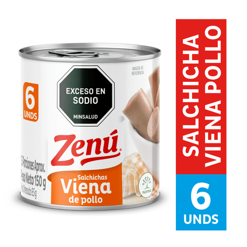 Salchichas Viena pollo Zenú