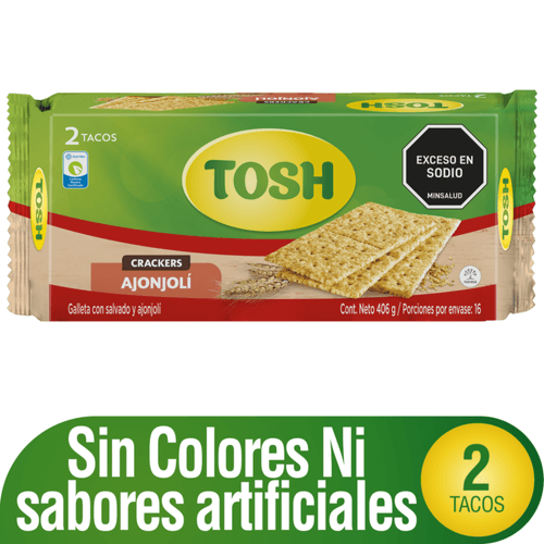 Galleta Tosh Ajonjoli Fit Taco x 2