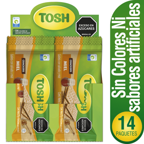 Galleta Tosh Miel Fit