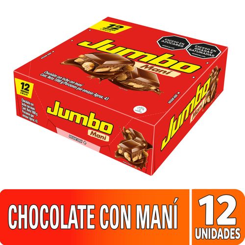 Jumbo Maní x 12 unidades