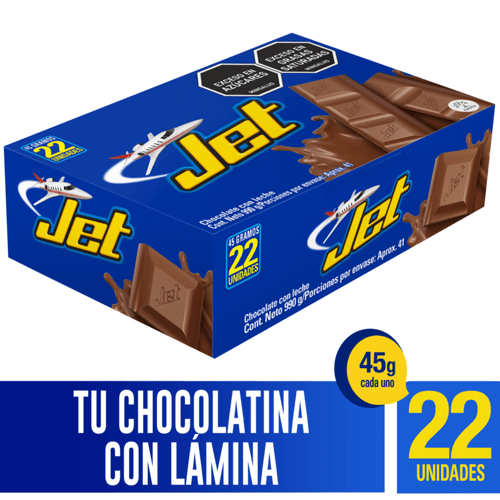 Chocolatina Jet Leche