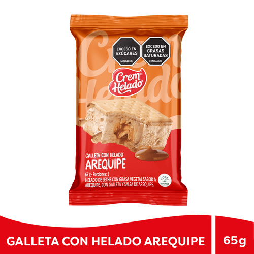 Galleta con Helado Arequipe