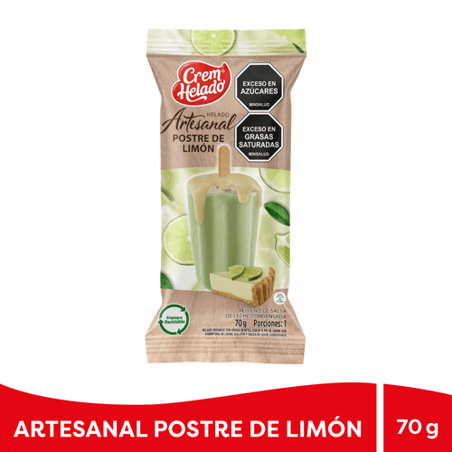 Helado Artesanal Postre Limón