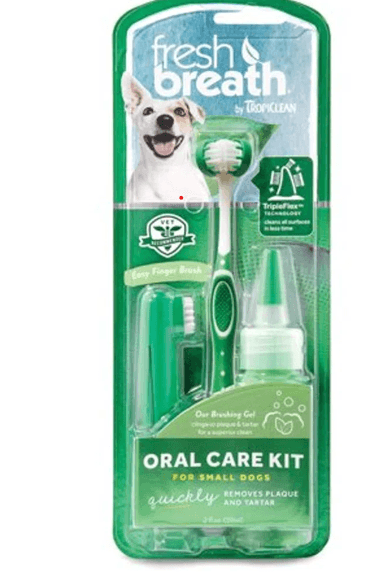 Dog Aseo mascotas TROPICLEAN Kit Cuido Oral
