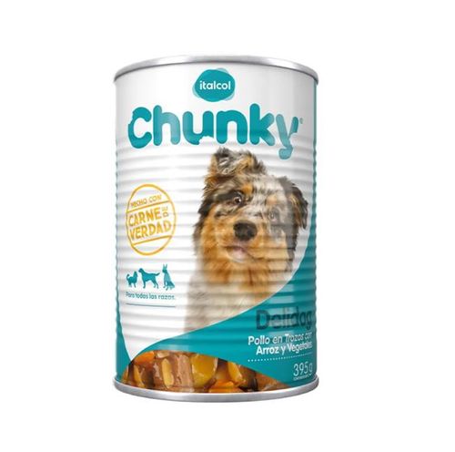 Dog Alimento Humedo CHUNKY Delidog Trozos de Pollo