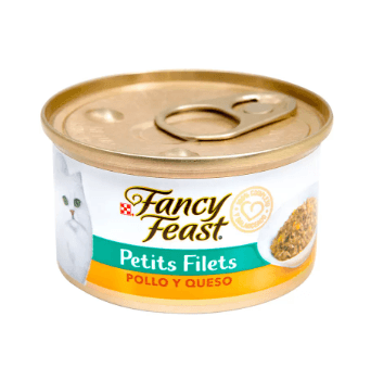 Cat Alimento Humedo FANCY FEAST Petit Filete de Pollo Queso