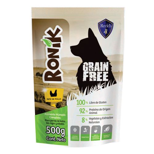 Dog Alimento Humedo REELD´S RONIK Grain Free Pollo