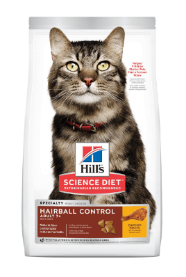 Cat Concentrado HILLS Adult 7+ Hair Ball